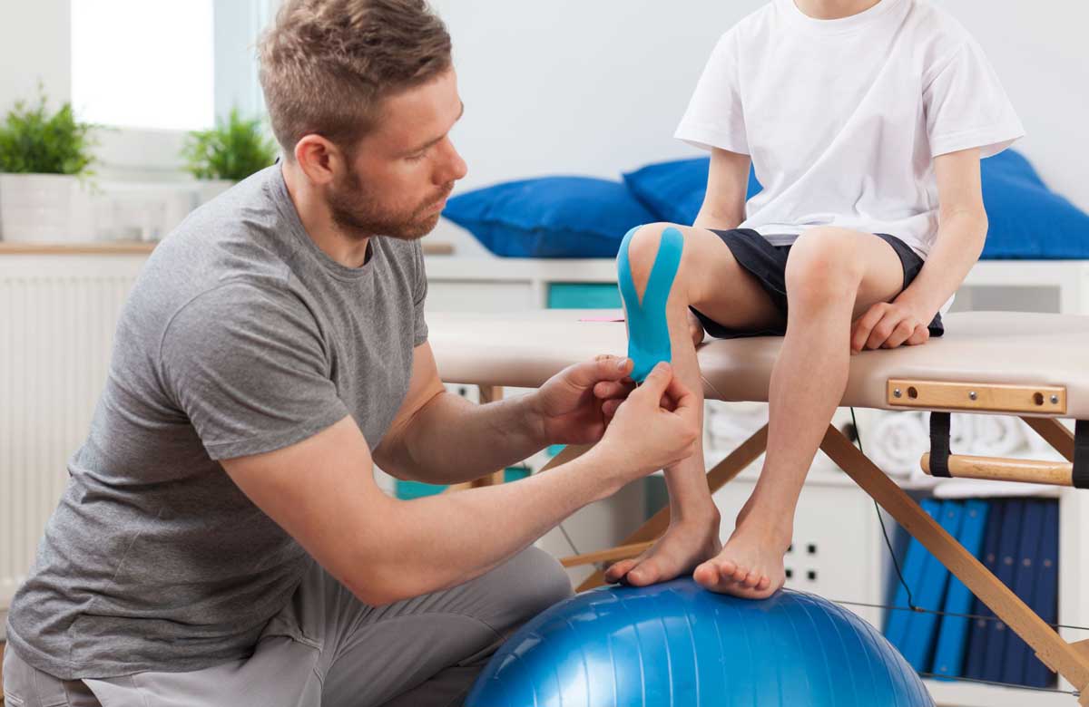 Physical Therapy Treating patient