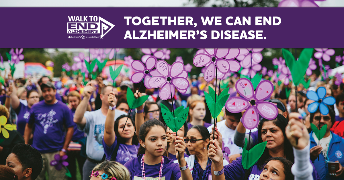 CardioFlex Therapy supports the Alzheimer's Association's  Walk to End Alzheimer's